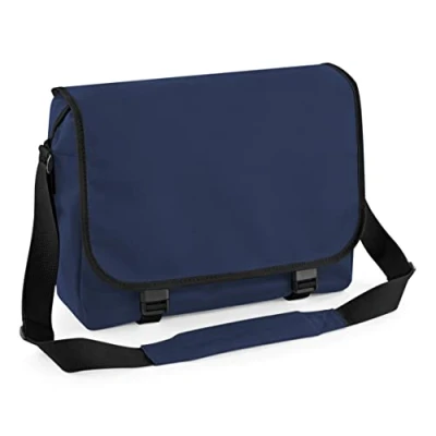 Image of BagBase Messenger Bag Pack of 1, Stylish &amp; Durable Shoulder Satchel