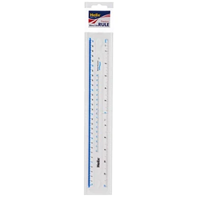 Image of Helix 12 inch 30cm Premium Shatter Resistant Ruler