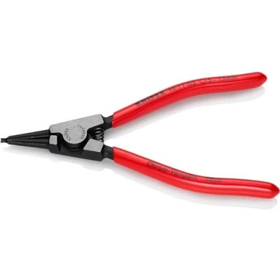 Image of KNIPEX 46 11 G2 Circlip Pliers for grip rings on shafts plastic coated black atramentized 140 mm