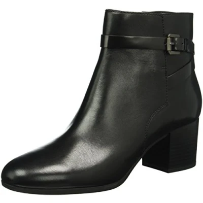 Image of Geox D PETALUS C, Women’s Ankle Boots, Black (Blackc9999), 2.5 UK (35 EU)