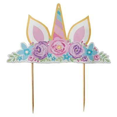 Image of Mason Cash Unicorn Ears Cake Topper
