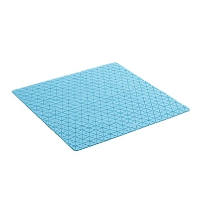 Image of TATAY Bath Mat, Rubber, Blue, 54 x cm
