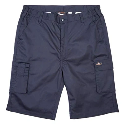 Image of Himalayan Basics Multi Pocket Heavy Duty Work Shorts Cargo Combat Bermuda (40&quot;, Navy Blue)