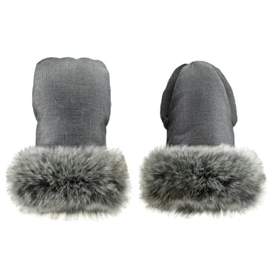Image of MayLily Winter Gloves for Prams Pram Mittens Hand Muff Warmer (Graphite)