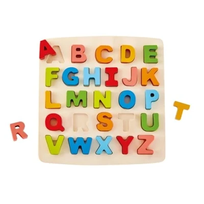 Image of Hape HAP E1551 Chunky Alphabet Puzzle Multicolor, ND