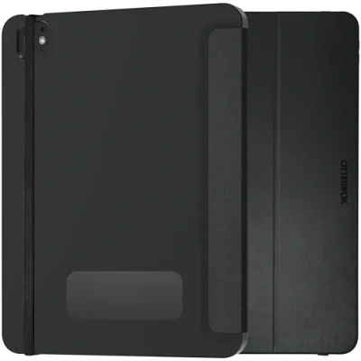 Image of OtterBox React Folio Case for iPad Pro 13&quot; (M4), Shockproof, Drop proof, Ultra Slim Protective Case, Tested to Military Standard, Black, Non Retail Packaging