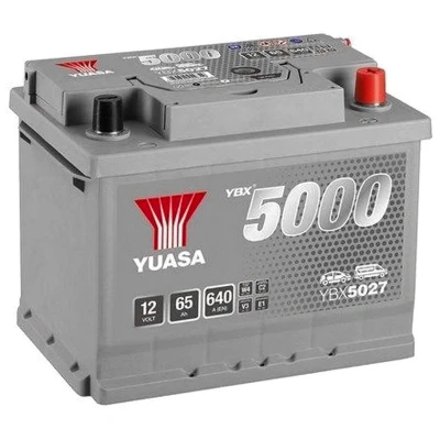 Image of Yuasa YBX5027 12V 65Ah 640A Silver High Performance Battery