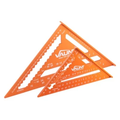 Image of VAUNT 180MM &amp; 300MM ALUMINIUM RAFTERS METRIC SPEED SQUARE SET