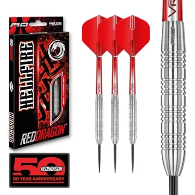 Image of RED DRAGON Hell Fire B: 26g Tungsten Darts Set with Flights and Stems