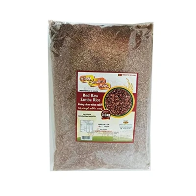 Image of Sindhu Red Raw Samba Rice 3.6KG Easy Cook Healthy High Fibre Protein Sri Lankan origin