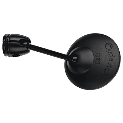 Image of Busch &amp; Müller Cycle Star Bicycle Mirror Black/Silver Ø60 mm