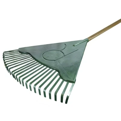 Image of Faithfull Tools FAICOULRP Countryman Leaf Rake with Plastic Head, Blue, 58.5 x 181 5 cm
