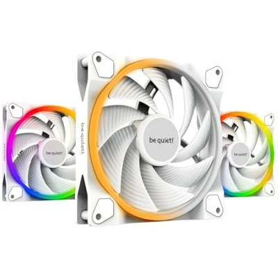 Image of be quiet! LIGHT WINGS WHITE 140mm PWM high speed 3 pack PC case fan BL103