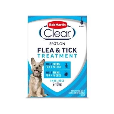 Image of Bob Martin Clear Flea &amp; Tick Fipronil Spot On for Small Dog, 1 Tube