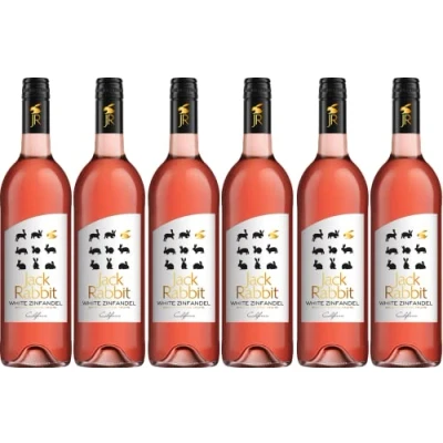 Image of Jack Rabbit White Zinfandel 75cl (Pack of 6 x 75cl)