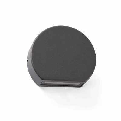 Image of Pill LED Outdoor Wall Light Dark Grey IP54