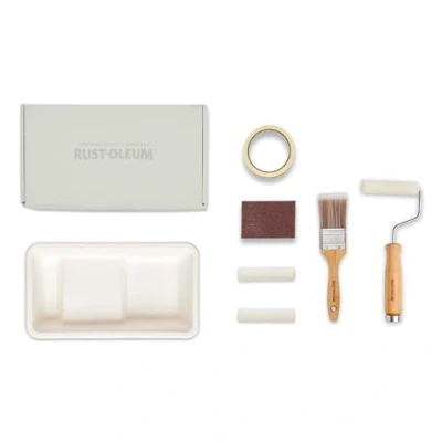 Image of Rust Oleum Ready to Roll Eco Paint Kit (Small) Matt Furniture Delicate Greys