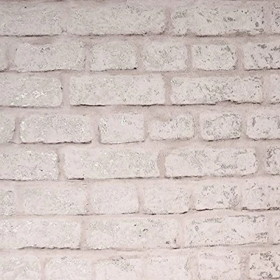 Image of Arthouse Modern Brick Wall Blush 907609