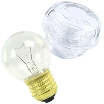 Image of SPARES2GO Glass Lamp Light Bulb Cover and for Prima Oven Cooker