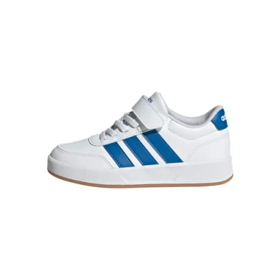 Image of adidas BREAKNET 3.0 EL C girls&#039;s Children&#039;s Shoes (Trainers) in White