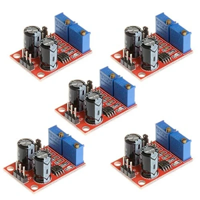 Image of Fasizi 5pcs NE555 Pulse Frequency Duty Cycle Adjustable Module Square Wave Signal Generator