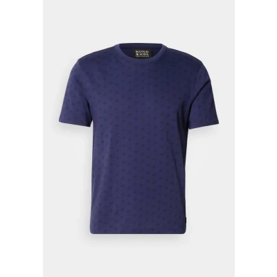 Image of Scotch &amp; Soda Regular Fit Micro AOP T Shirt
