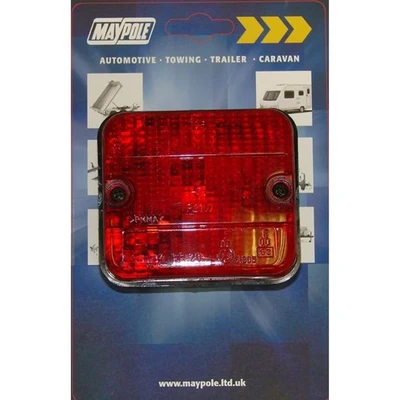 Image of Maypole 022 Rear Fog LED Lamp, 12 V , Red