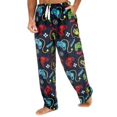 Image of undercover lingerie Mens Fleece Lounge Pants 31B2051 Navy Controller XL