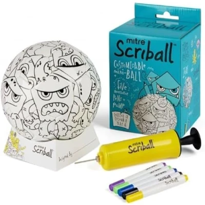 Image of Mitre Scriball Ooodles,Customizable Mini Football, Zultz, One Size
