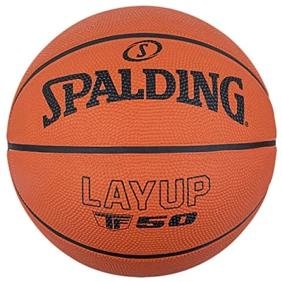 Image of Spalding TF 50 Classic colour Basketball Size 6 Beginner ball Rubber material Outer Anti slip Excellent grip Very durable.