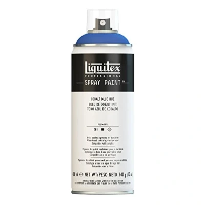 Image of Liquitex 4450381 Professional Spray Paint 400 ml, Cobalt Blue Hue