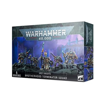 Image of Games Workshop Warhammer+40k+ +Grey+Knights+Paladins+%2F+Terminators+Squad