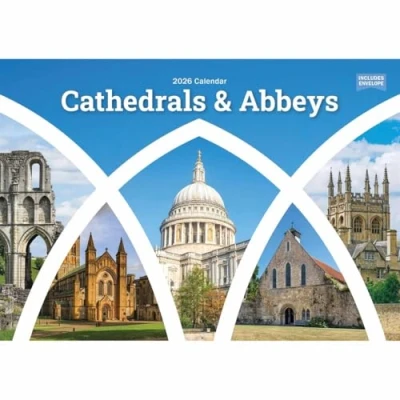 Image of Cathedrals &amp; Abbeys A5 Calendar 2026