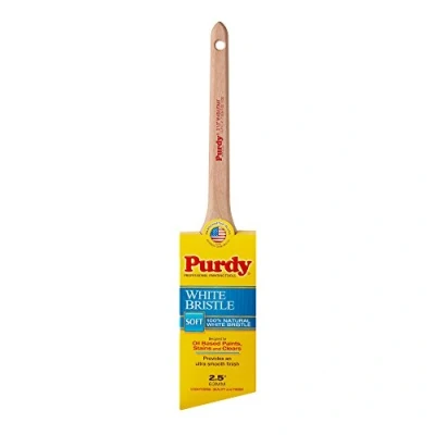 Image of Purdy 144024425 White Bristle Adjutant Brush Thin Angle Sash, 2 1/2&quot;