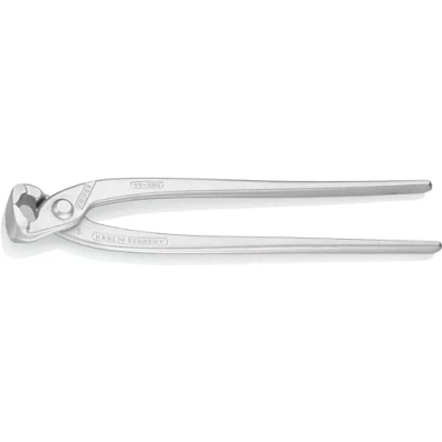 Image of Knipex Concreters&#039; Nipper (Concreter&#039;s Nippers or Fixer&#039;s Nippers) bright zinc plated 280 mm 99 04 EAN
