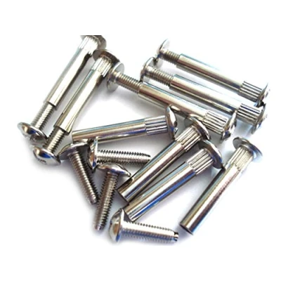 Image of 24 KITCHEN CONNECTOR BOLTS SCREWS M4 TO FIT 5MM HOLE