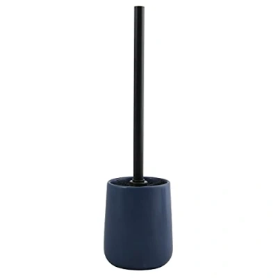 Image of MSV Maonie Toilet Brush Set Ceramic Matt Dark Blue