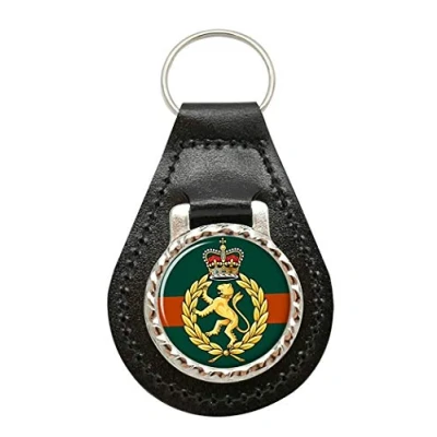 Image of Giftshop UK WRAC Women&#039;s Royal Army Corps, British Leather Key Fob