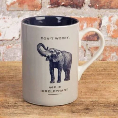 Image of Widdop Age Is Irrelephant Emporium Stoneware Mug
