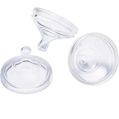 Image of Boon Nursh Silicone Baby Bottle Nipples for Bottles Feeding Supplies Medium Flow 3 Count