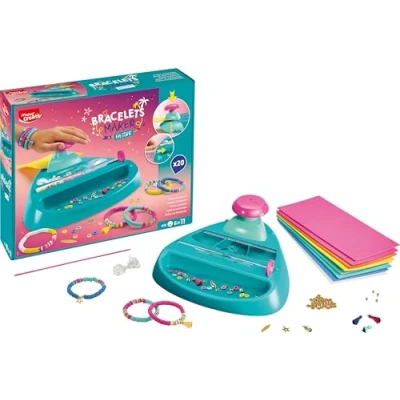 Image of Maped Creativ Heishi Bracelet Maker Bracelets Bead Making Machine and with Accessories to Create 20+ from 6 11 Years Old