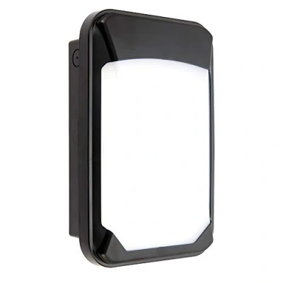 Image of Lucca Integrated LED Outdoor Mini Microwave Wall Light Black IP65