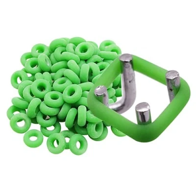 Image of N D PULABO 10 Pcs Piglets The Sheep Tail Cutting Castration Rubber Ring circle Farm Animal Accessories Stylish and Durable
