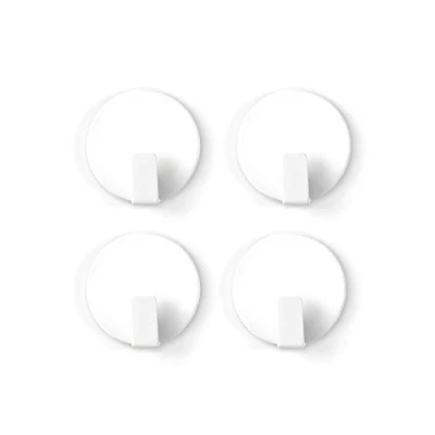 Image of Magnet Experts TF MM4612 Anti Slip Solid Steel Magnetic Hooks, White