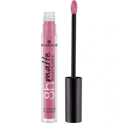 Image of essence 8h Matte Liquid Lipstick, no. 05, Pink, Long Lasting, Matte, Quick Drying, Vegan, Waterproof, Oil Free, Alcohol Pack of 1 (2.5 ml)