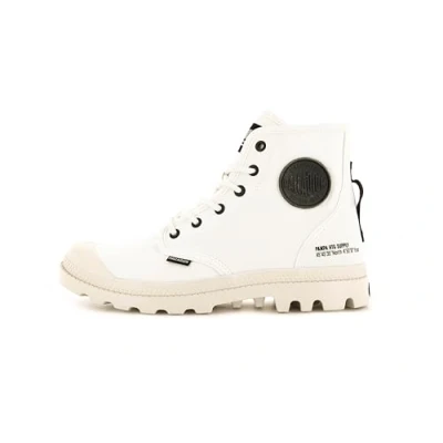 Image of Palladium Unisex Pampa HI HTG Supply Sneaker, Star White, 8 UK