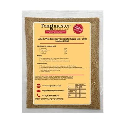 Image of Lamb &amp; Wild Rosemary Complete Burger Mix 250g (makes 2.5kg)
