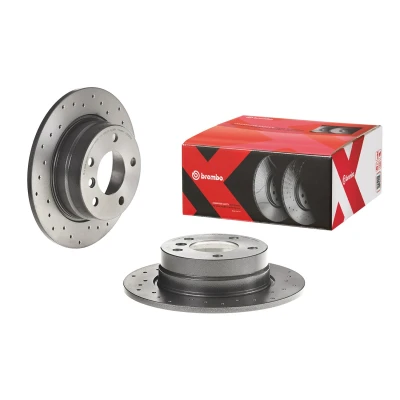 Image of 34216764647, 34216855001 Brake disc BREMBO XTRA LINE 08.9787.1X 280mm 10mm 5 solid, Perforated Coated High carbon BMW: 1 Hatchback, Hatchback