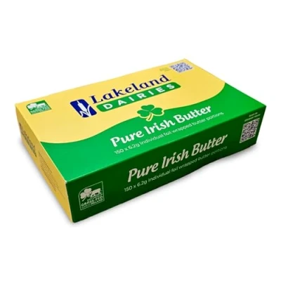 Image of 150 x Lakeland Irish Butter Individual Foil Wrapped Portions