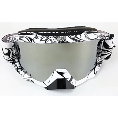 Image of Airspec Goggle Shop Chrome Mirror Lens to fit FOX Motocross MX Goggles (Silver Mirror)